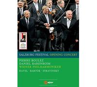 Pierre Boulez, Daniel Barenboim Salzburg Opening Concert Ravel, Stravinsky, Bart