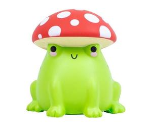 Maurice the Mushroom Frog Stress Squeezer Fidget Toy. Relieve Stress and Anxiety with the Super Cute Kawaii Design Featuring Maurice the Mushroom Frog Perfect Companion. Mushrooms Gifts