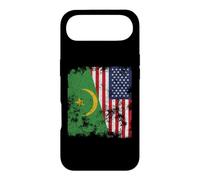 Mauritania 1959-2017 USA Flag Distressed - Half American Case for iPhone Air