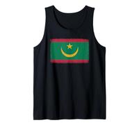Mauritania Flag Graphic For Men Women Kids Tank Top