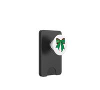 Mauritania Mauritanian Pride Flag Girl Coquette Bow Ribbon PopSockets PopWallet for MagSafe