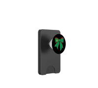 Mauritania Mauritanian Pride Flag Girl Coquette Bow Ribbon PopSockets PopWallet for MagSafe