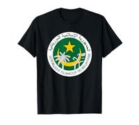 Mauritania T-shirt Coat of arms Tee Flag Mauritanian T-Shirt