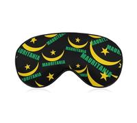 Mauritanian Mauritania Logo Blackout Sleep Mask for Side Sleeper Soft Covers for Travel Essentials Nap