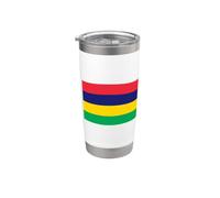 Mauritian Flag of Mauritius Stainless Steel Insulated Tumbler