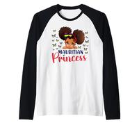 Mauritian Princess Mauritius for Black Girls Kids Raglan Baseball Tee