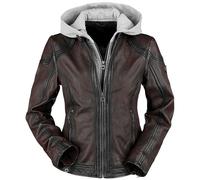 Mauritius Angy W18 LASANV Leather Jacket dark red XXL