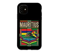 Mauritius Flag Le Morne Brabant Island Retro Art Case for iPhone 11