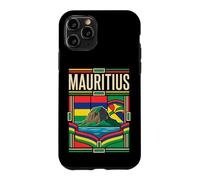 Mauritius Flag Le Morne Brabant Island Retro Art Case for iPhone 11 Pro
