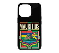Mauritius Flag Le Morne Brabant Island Retro Art Case for iPhone 13 Pro