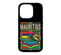 Mauritius Flag Le Morne Brabant Island Retro Art Case for iPhone 14 Pro