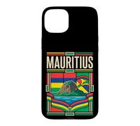 Mauritius Flag Le Morne Brabant Island Retro Art Case for iPhone 15 Plus