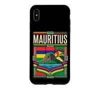 Mauritius Flag Le Morne Brabant Island Retro Art Case for iPhone XS Max