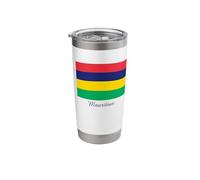 Mauritius Flag Souvenir Stainless Steel Insulated Tumbler