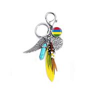 Mauritius Flag Style Keychain Backpack Pendant Key Ring Gift Bag Decoration Travel Souvenir Gift