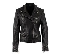Mauritius Happy Silver Leather Jacket black XS