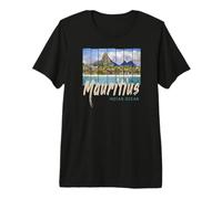Mauritius Indian Ocean Vintage Beach Souvenir Premium T-Shirt