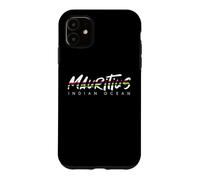 Mauritius W C25 Typo Flag Case for iPhone 11