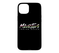 Mauritius W C25 Typo Flag Case for iPhone 15 Plus