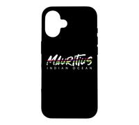 Mauritius W C25 Typo Flag Case for iPhone 16