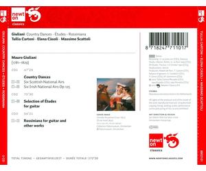 MAURO GIULIANI: SCOTTISH & IRISH SONGS; STUDIES; ROSSINIANA NEW CD