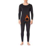 Mauro Kane Men’s Thermal Underwear Set Warm Base Layer Long Sleeves Shirt | Top and Bottom Set,Long Johns Trouser Winter Ski Wear,Moisture Wicking,High Elasticity,for Running/Weight training/Cycling
