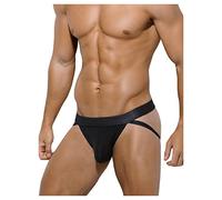 Mauro Kane Men's JockStrap Sexy Jock Straps Athletic Supporter Breathable Sports Underwear,Black-S