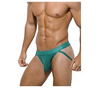 Mauro Kane Men's JockStrap Sexy Jock Straps Athletic Supporter Breathable Sports Underwear,Green-XXL