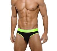 Mauro Kane Men's Jockstrap Underwear Breathable Athletic Supporter Sexy Bulge Pouch Jock Strap Black XXL