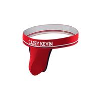Mauro Kane Mens JockStrap Underwear Model Sexy Athletic Jock Straps Breathable Supporter without Leg Strap,Red-L