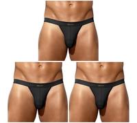 Mauro Kane Mens Sexy Briefs Soft Lightweight Low Rise Underwear 3 Pack