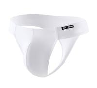 Mauro Kane Men's Sexy Thongs Ice Silk G-String Underwear Low Rise Bulge Pouch Seamless Tagless T-Back Underpants,White-S