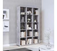 Mauro Shelving Unit - 15 Open - Grey Concrete