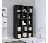 Mauro Shelving Unit - 15 Open - Matt Black