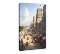 Maurya Empire Pataliputra Art Print Canvas Poster Bedroom Decor Landscape Office Room Decor Gift 12" L X 18" W