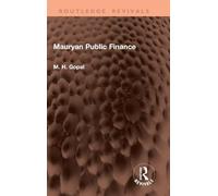 Mauryan Public Finance (Routledge Revivals)