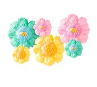 Mausouca 6pcs Tissue Paper Flowers Decorations for Wall,Handcrafted Large 3D Paper Artificial Flowers for Nursery Room, Wedding Baby Shower Birthday Party Backdrop and Home Decoration