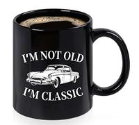 Maustic Birthday Gifts for Men, I'm Not Old I'm Classic Funny Coffee Mug, Dad Birthday Gift, Funny Gifts for Men Car Lovers, Fathers Day Christmas Gifts for Men, Dad, Grandpa, Uncle, Husband, 11 Oz