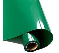 Mauts Heat Transfer Vinyl Roll, Green Heat Transfer Paper, Permanent Adhesive HTV Iron On Vinyl, Backed Vinyl Roll for DIY T-Shirts, Hat, Clothing, Birthdays, Silhouette Cameo, Letters,12IN x 10FT