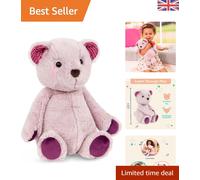 B. Toys by Battat BX1855EZ Classic Plush Bear-Mauve
