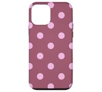 Mauve Blush Pink Big Polka Dot Aesthetic Girly Boho Vintage Case for iPhone 12 mini
