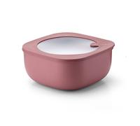 Mauve SHALLOW CONTAINER 'STORE&MORE BIO' "FOOD STORAGE" - SQUARE L