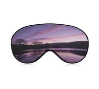 Mauve Twilight Sleep Mask Block Light Eye Sleep Shade Cover Comfortable Lightweight Sleeping Blindfold Soft Breathable Night Eye Cover Adjustable Band Eye Mask for Men Women