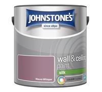 Mauve Whisper Johnstone’s Wall & Ceiling Matt Paint 2.5L - Smooth Matt Finish, Excellent Coverage, Quick Dry, Low Odour Interior Paint for Walls & Ceilings