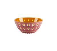 Mauve/White/Caramel BOWL "LE MURRINE" Ø20cm