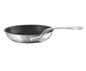 Mauviel 24 cm M'Cook Stainless Steel Round Frypan with Non Stick Interior