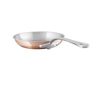 Mauviel M6S 6-Ply Polished Copper & Stainless Steel Frying Pan With Cast Stainless Steel Handle 10.24-in Made In France