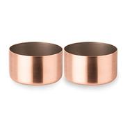 Mauviel M'Passion Copper & Stainless Steel 2-Piece Souffle Mold Set, Made In France
