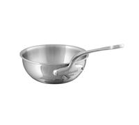 Mauviel M'URBAN 4 Tri-Ply Chef Pan, Cast Stainless Steel Handle, 2.1-Qt, Made In France