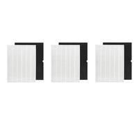 MAUXpIAO 116130 Replacement Filter H for Winix 5500-2 / AM80 PlasmaWave Air Purifier, True HEPA Filter and Activated Carbon Filter Combo Pack - 3× True HEPA Filters + 3× Activated Carbon Filters repla